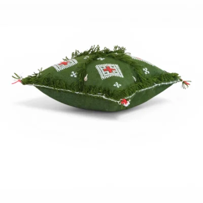 olive-green-moroccan-pillow-flat-lay-fringes-tassels